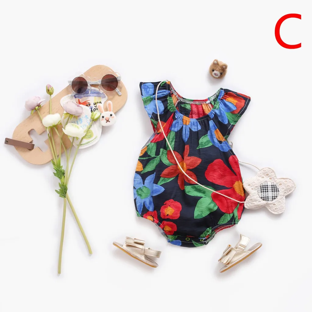 Ảnh Áo liền quần SANLUTOZ thời trang mùa hè xinh xắn cho bé gái 3