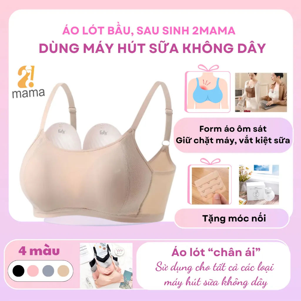 Đánh Giá Áo Lót Bầu & Hút Sữa Rảnh Tay 2mama: Thoải Mái, Tiện Lợi Chỉ 68K