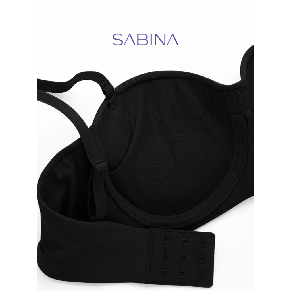 Ảnh Áo Lót Cúp Ngang Mút Dày Siêu Nâng Ngực Màu Trơn Doomm Doomm Body Bra By Sabina SBXA8000 3