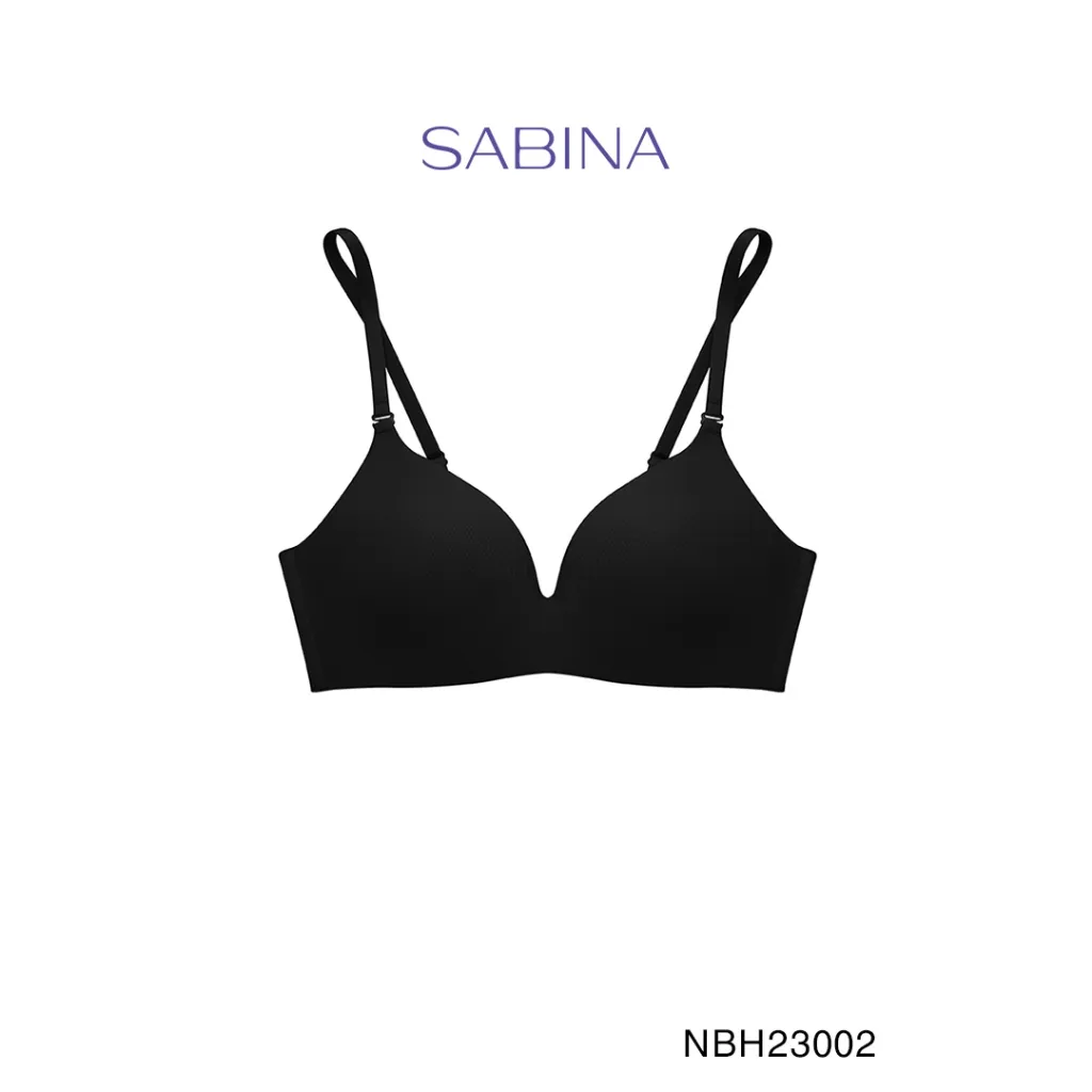 Ảnh Áo Lót Không Bản Dây Lưng Không Viền May Mút Dày Vừa Màu Trơn Soft Doomm By Sabina NBH23002 (Tương tự SBXH6001) 2