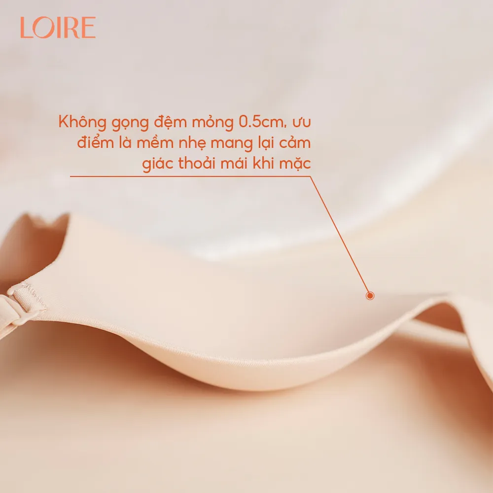 Ảnh Áo Lót Không Gọng Đệm Mỏng Thoải Mái Cúp Chữ V Sâu Định Hình Ngực Loire AL250304 3