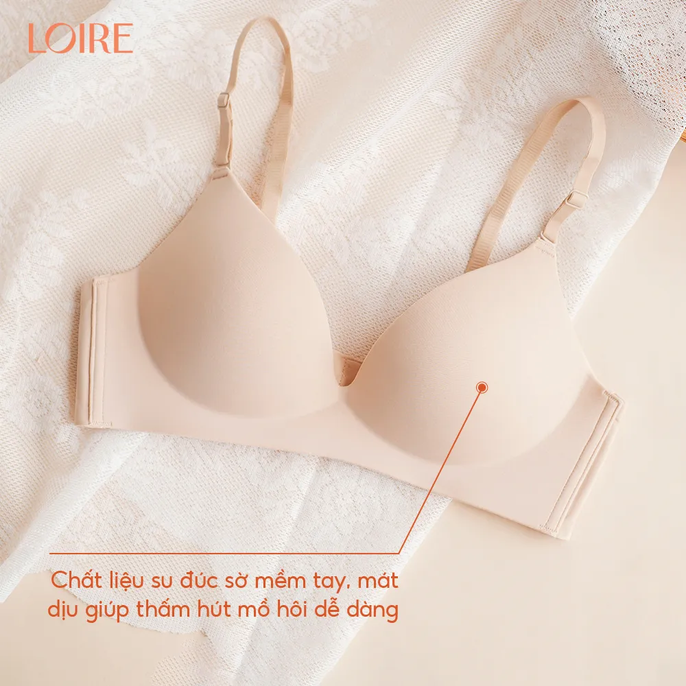 Ảnh Áo Lót Không Gọng Đệm Mỏng Thoải Mái Cúp Chữ V Sâu Định Hình Ngực Loire AL250304 4