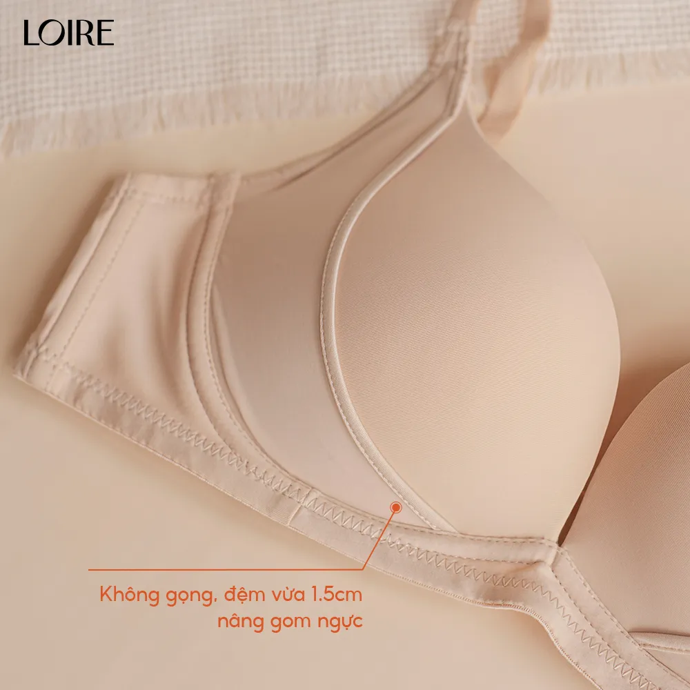 Ảnh Áo Lót Không Gọng Đệm Mỏng Mềm Gom Ngực Tự Nhiên Loirechic AL250301 2