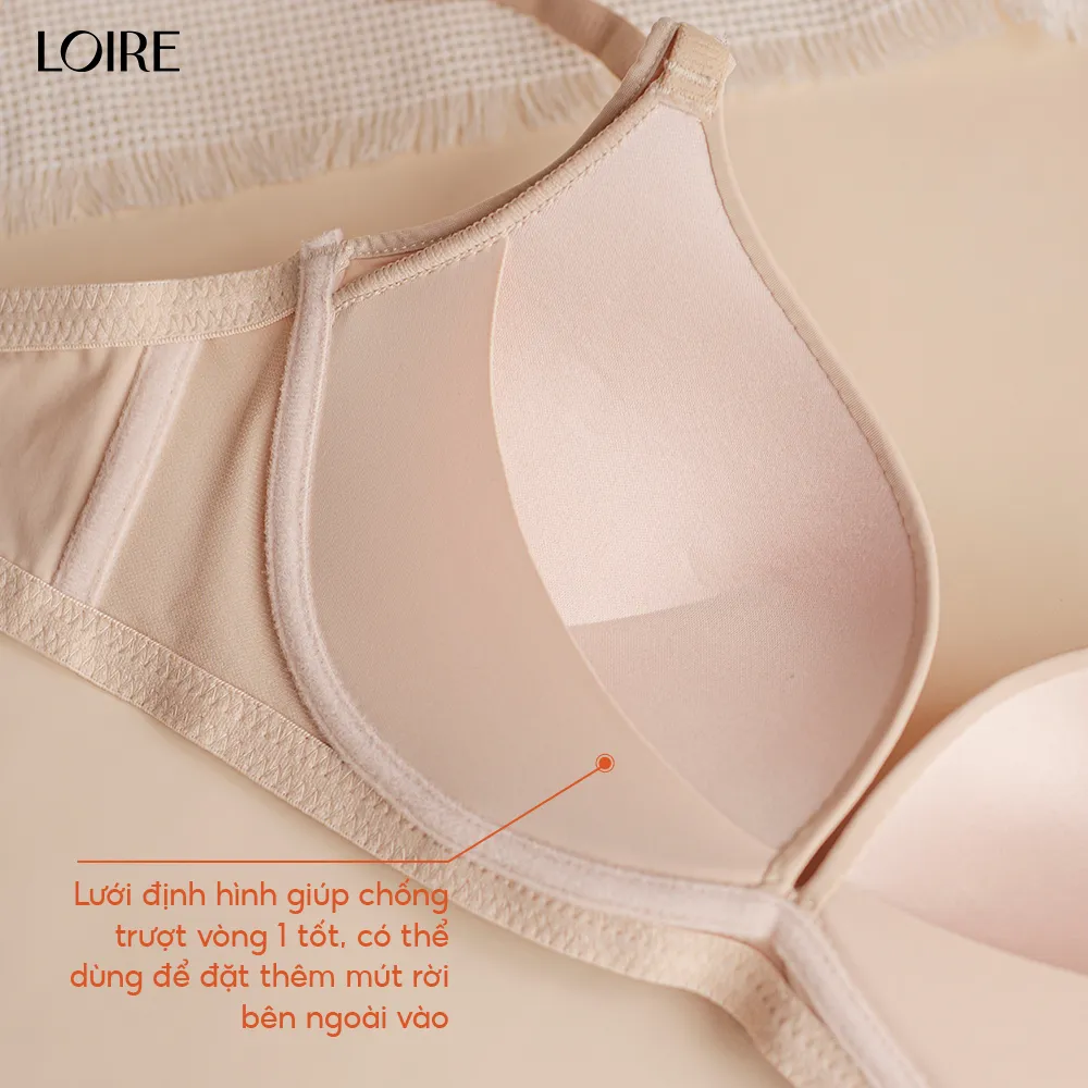 Ảnh Áo Lót Không Gọng Đệm Mỏng Mềm Gom Ngực Tự Nhiên Loirechic AL250301 3