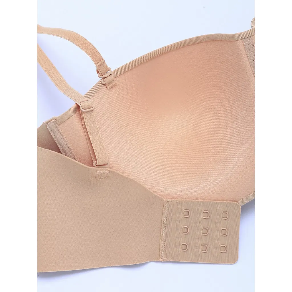 Ảnh Áo Lót Không Gọng Mút Mỏng Cup Ngang Dây Lưng Không Viền May Màu Trơn Pretty Perfect By Sabina NBU23005 (GIỐNG SBXU8900) 2