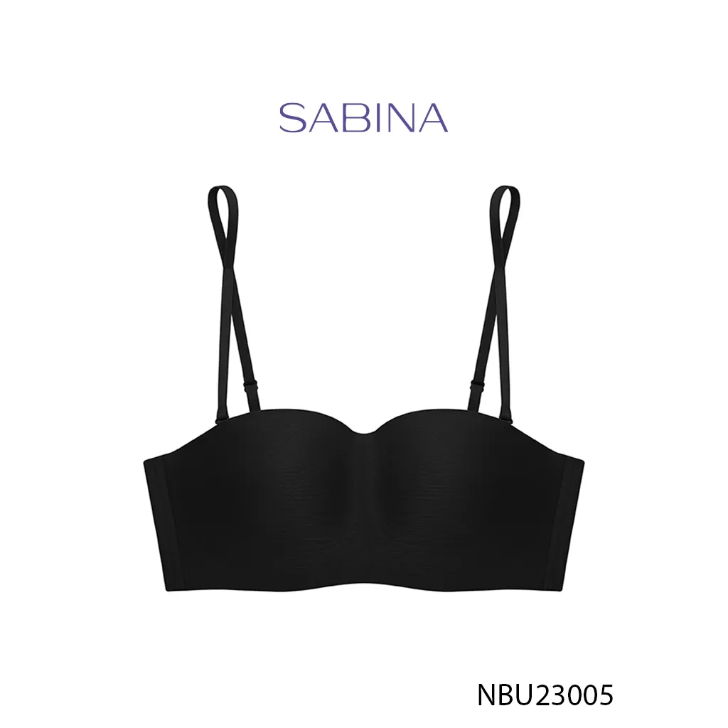 Ảnh Áo Lót Không Gọng Mút Mỏng Cup Ngang Dây Lưng Không Viền May Màu Trơn Pretty Perfect By Sabina NBU23005 (GIỐNG SBXU8900) 3
