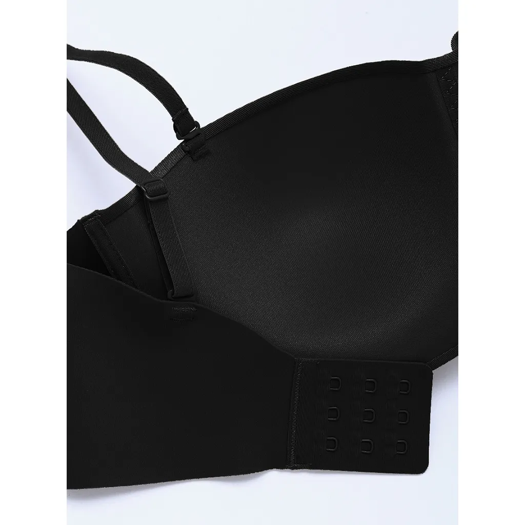 Ảnh Áo Lót Không Gọng Mút Mỏng Cup Ngang Dây Lưng Không Viền May Màu Trơn Pretty Perfect By Sabina NBU23005 (GIỐNG SBXU8900) 4