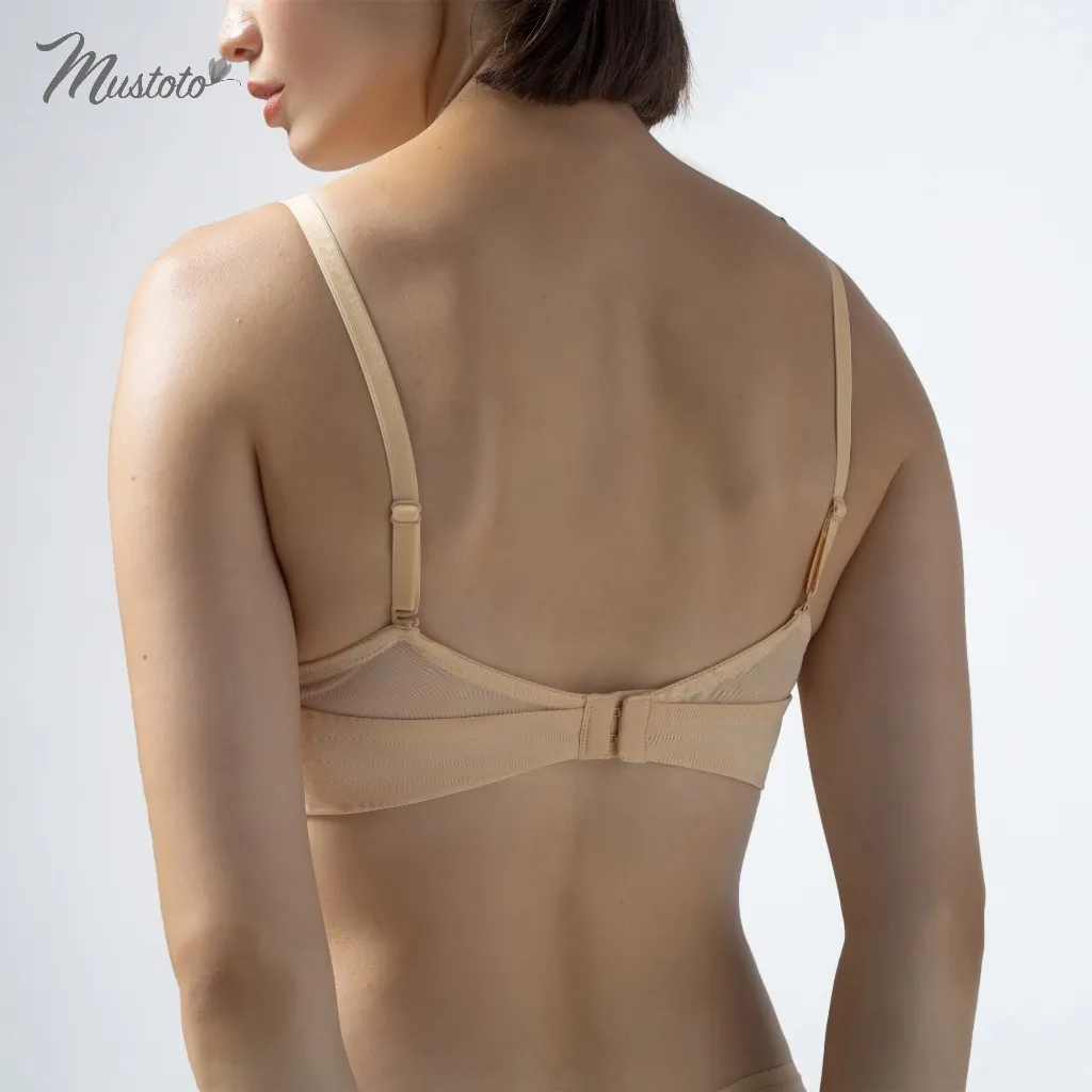 Ảnh Áo Lót Mustoto Bra Nâng 3,5cm Không Gọng Tự Nhiên (MA42) 3