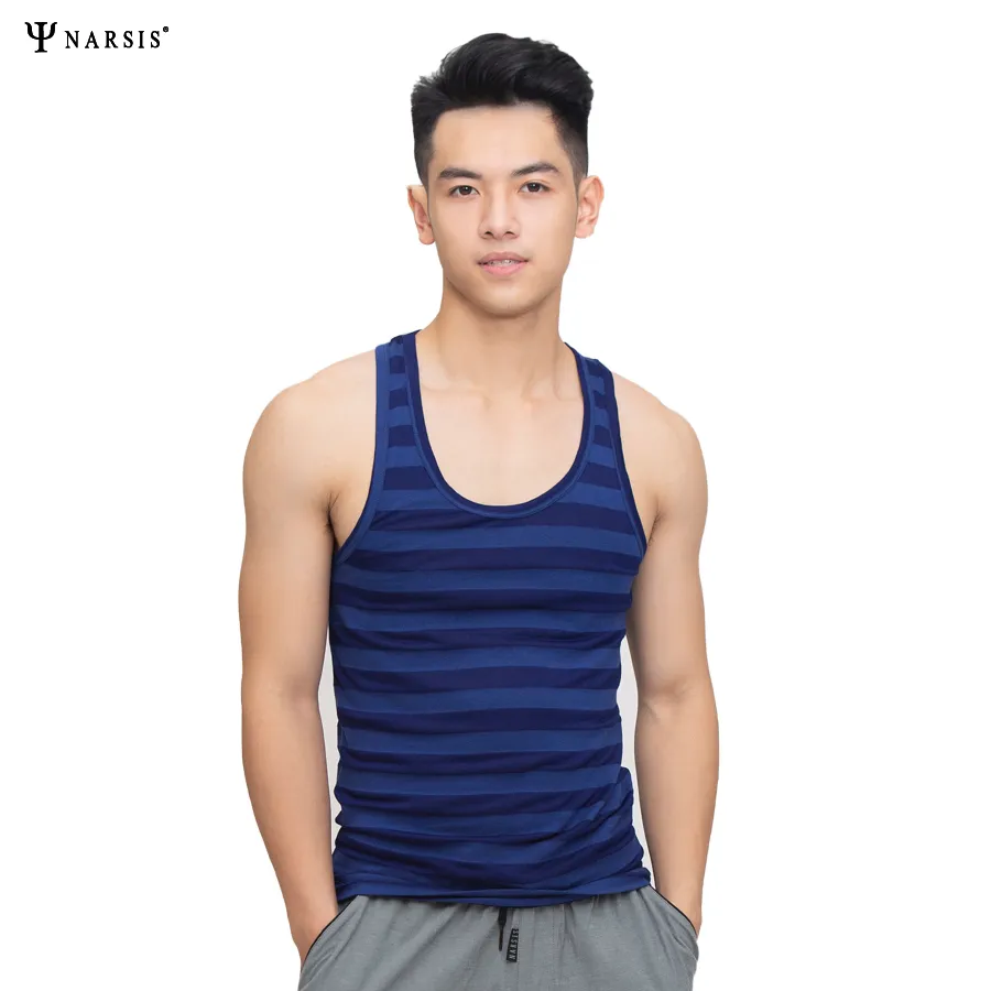 Ảnh Áo Lót Nam Ba Lỗ Narsis, Chất Cotton Thoáng Mát, Mềm Mịn, Thấm Hút Tốt, Thoải Mái Vận Động 1