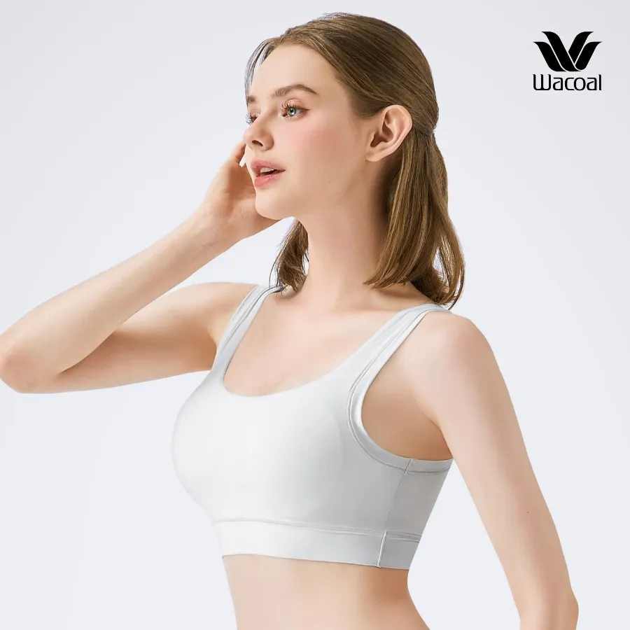 Ảnh Áo lót nữ Wacoal không gọng nâng ngực đệm mút có thể tháo rời, Áo bra 2 dây bản to - I22SFB220 1