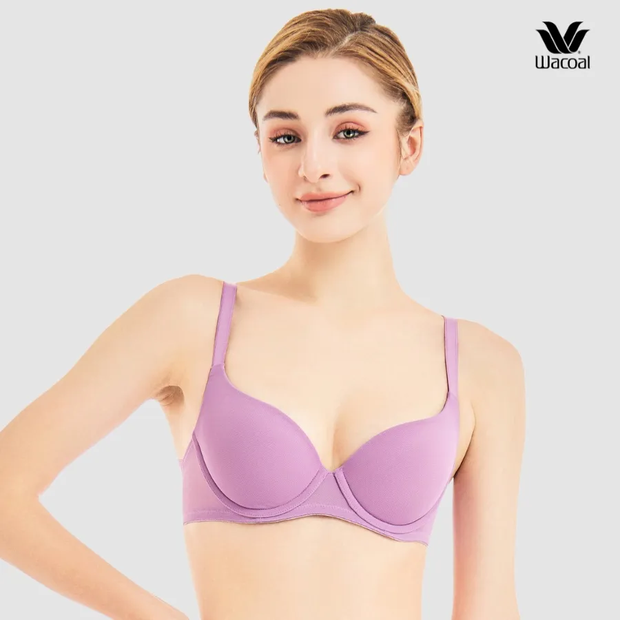 Ảnh Áo lót Wacoal có gọng, nâng nhẹ, cup 3/4, trơn, dây liền, không mút ILB4953 - LB4953 3