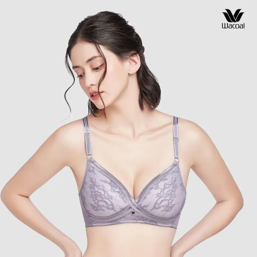 Ảnh Áo lót Wacoal Lecien I22SFB197 không gọng, form thoải mái, cup 3/4, ren, dây liền - 22SFB197 2