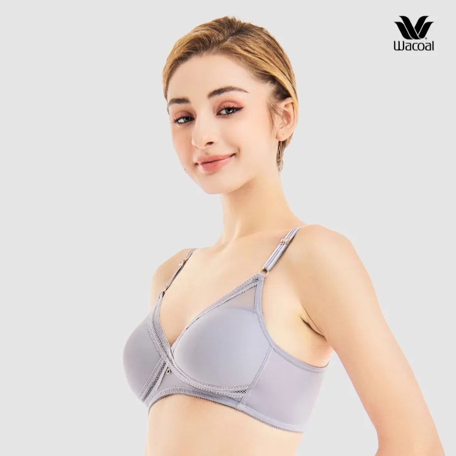 Ảnh Áo lót Wacoal Lecien I22SFB198 không gọng, form thoải mái, cup 3/4, ren, dây liền - 22SFB198 1