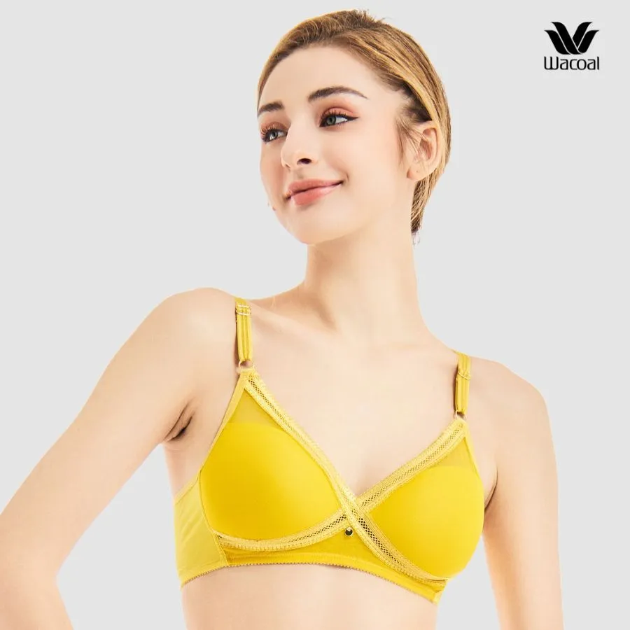 Ảnh Áo lót Wacoal Lecien I22SFB198 không gọng, form thoải mái, cup 3/4, ren, dây liền - 22SFB198 4