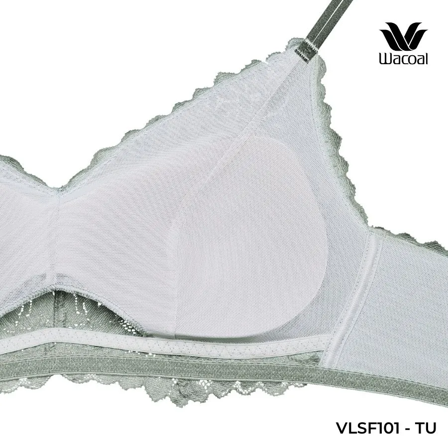 Ảnh Áo lót Wacoal Lecien VLSF101 không gọng, nâng vừa, ren, mút mỏng, full cup - LSF101 smart size 3