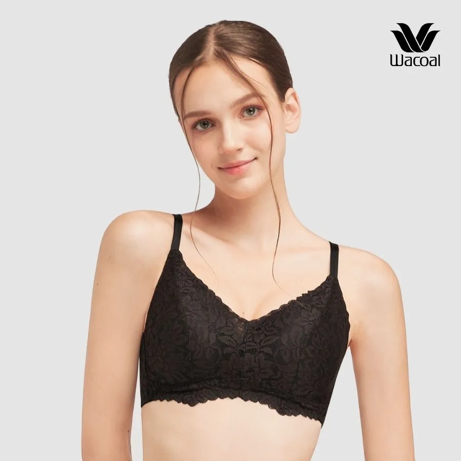 Ảnh Áo lót Wacoal Lecien VLSF101 không gọng, nâng vừa, ren, mút mỏng, full cup - LSF101 smart size 4