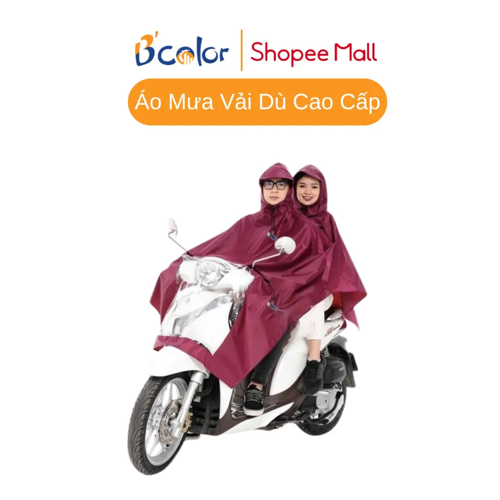 Ảnh Áo mưa cánh dơi vải dù cao cấp chống thấm, chống nước kèm túi 1