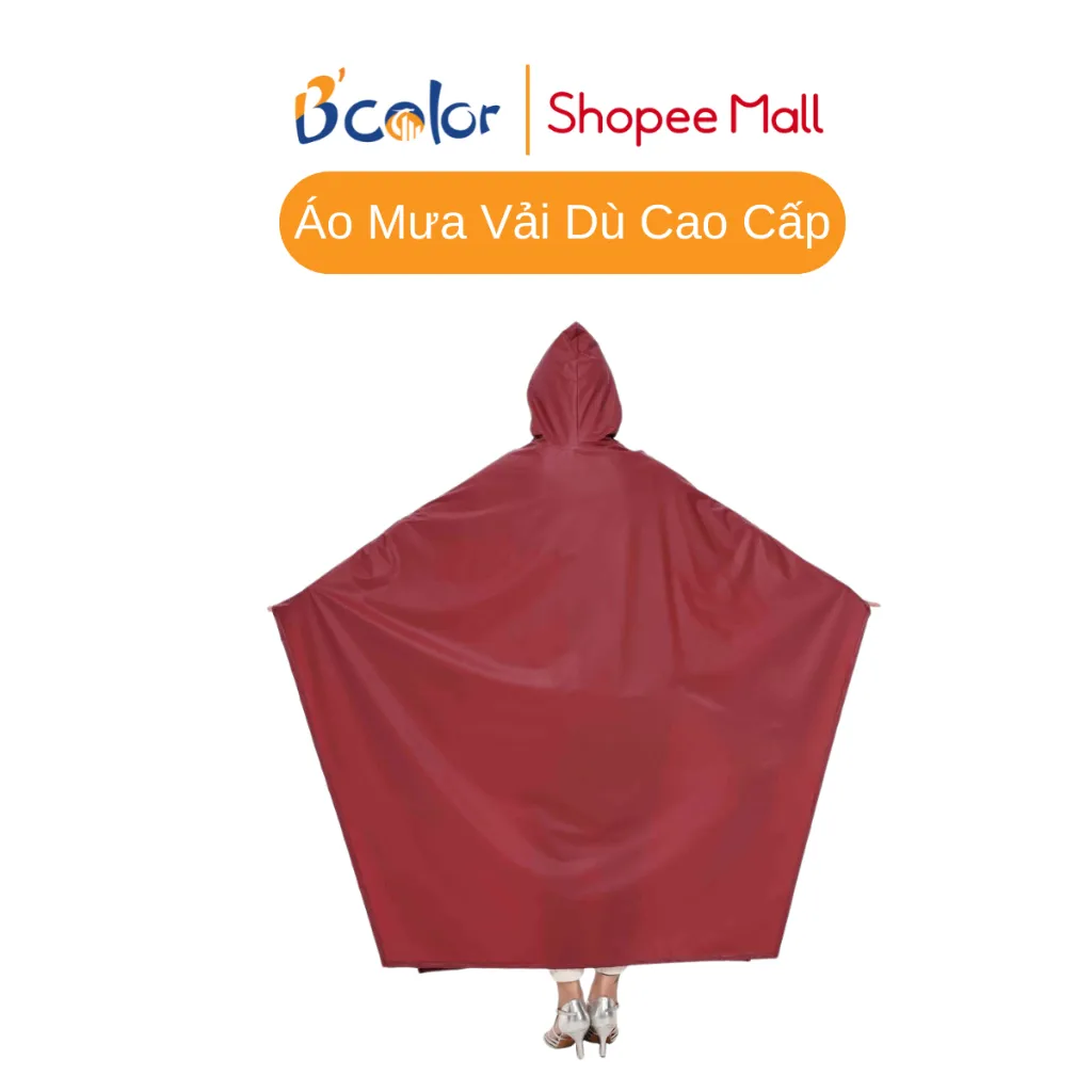 Ảnh Áo mưa cánh dơi vải dù cao cấp chống thấm, chống nước kèm túi 2