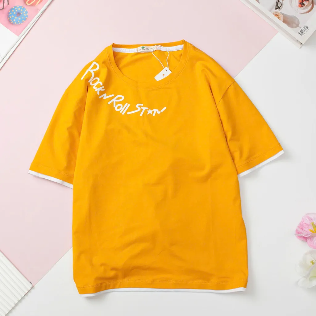 Ảnh Áo mùa hè cotton bé trai LITIBABY in chữ Rock&Roll size đại 15 đén 18 tuổi 1