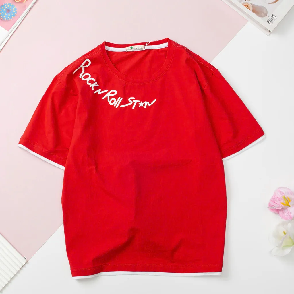 Ảnh Áo mùa hè cotton bé trai LITIBABY in chữ Rock&Roll size đại 15 đén 18 tuổi 3