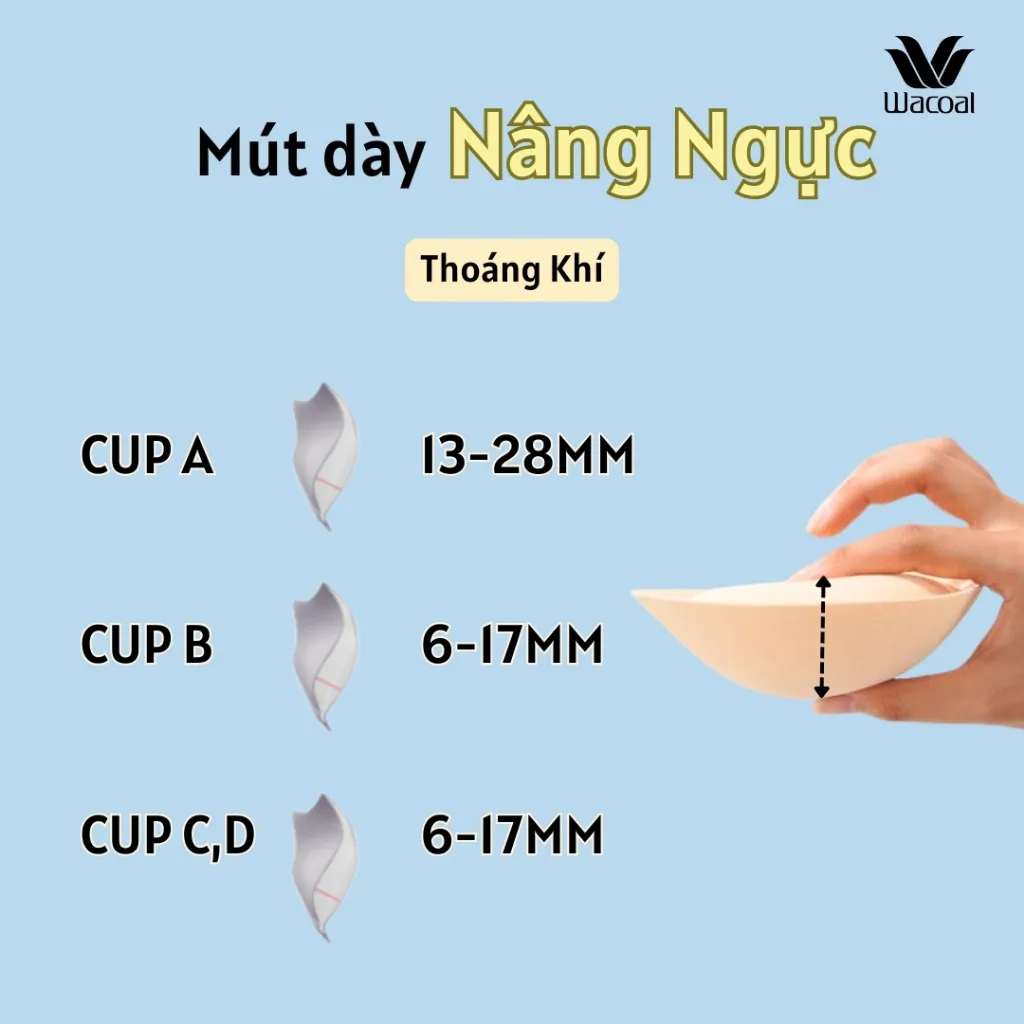 Ảnh Áo ngực nữ Wacoal có gọng đệm dày nâng ngực chống tuột, Áo lót nữ BIGSIZE áo dài bra - VVB5368 2