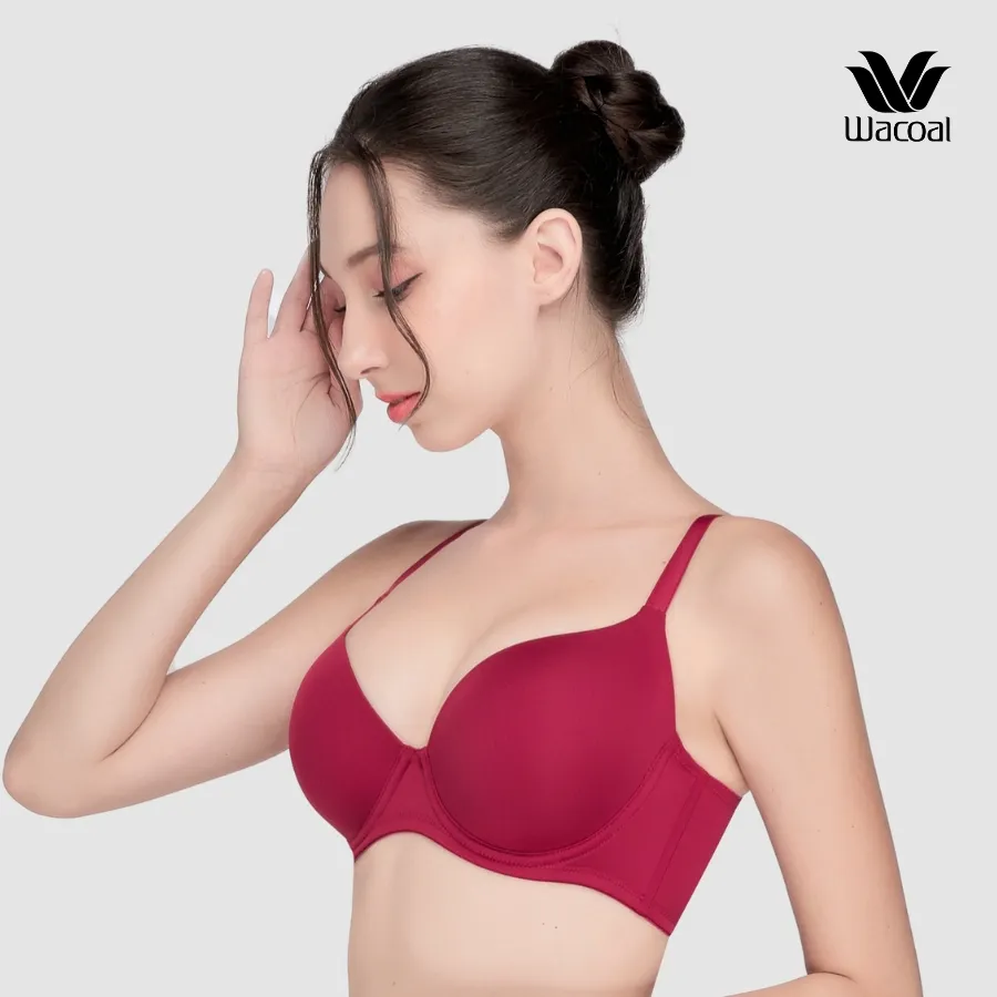 Ảnh Áo ngực nữ Wacoal mút mỏng nhẹ nâng ngực có gọng chống tuột, Áo lót bigsize bản lưng to - ILB5971 2