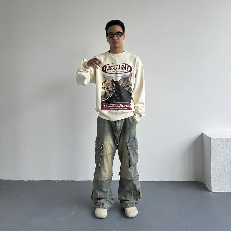 Ảnh Áo Nỉ Candles Motel Sweater Oversize Unisex 4