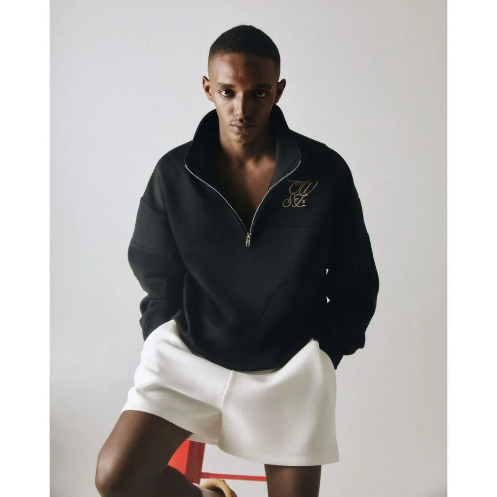 Ảnh Áo Oh Wonder Studio Logo Half Zip-up Sweatshirt 2