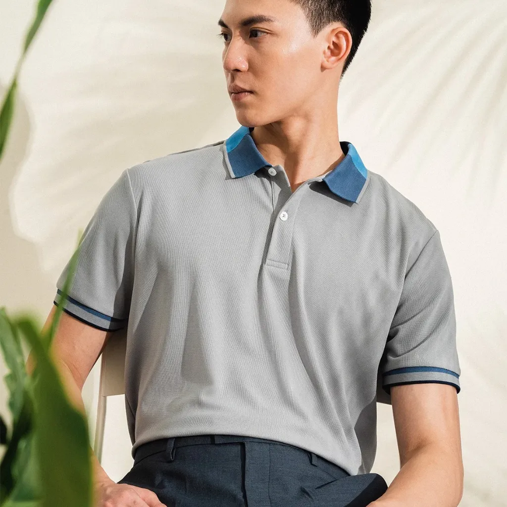 Ảnh Áo phông cổ polo cộc tay nam Phan Nguyễn, chất liệu cà phê kháng khuẩn mềm mại, thoáng mát APC.209 3