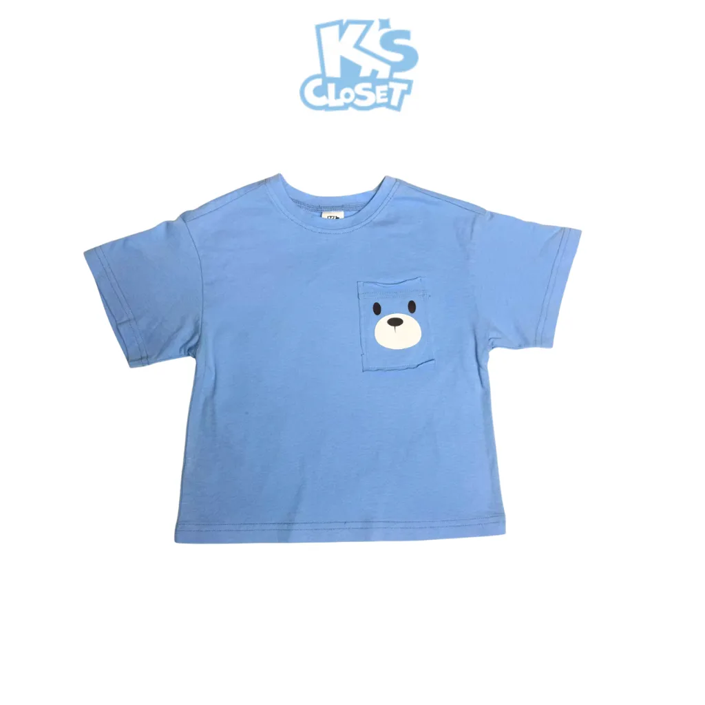 Ảnh Áo Phông Cộc Tay K'S CLOSET Chất Liệu Cotton Cho Bé Trai Và Bé Gái Từ 10-65kg (2-14T) KT047FOS, E042FIS 3