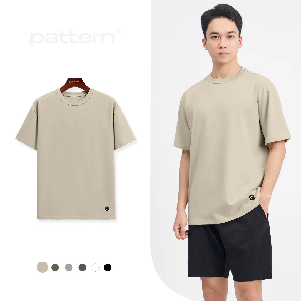 Ảnh Áo Phông Cotton PATTERN Basic Logo Tee 6 Màu PA062 1