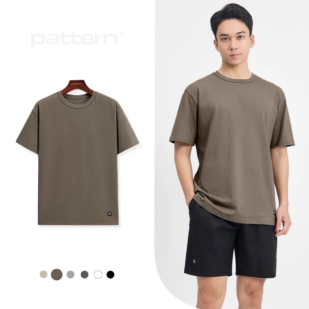 Ảnh Áo Phông Cotton PATTERN Basic Logo Tee 6 Màu PA062 2