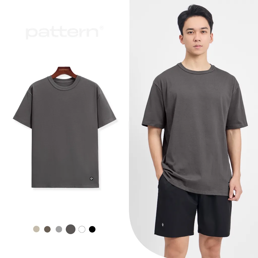 Ảnh Áo Phông Cotton PATTERN Basic Logo Tee 6 Màu PA062 4