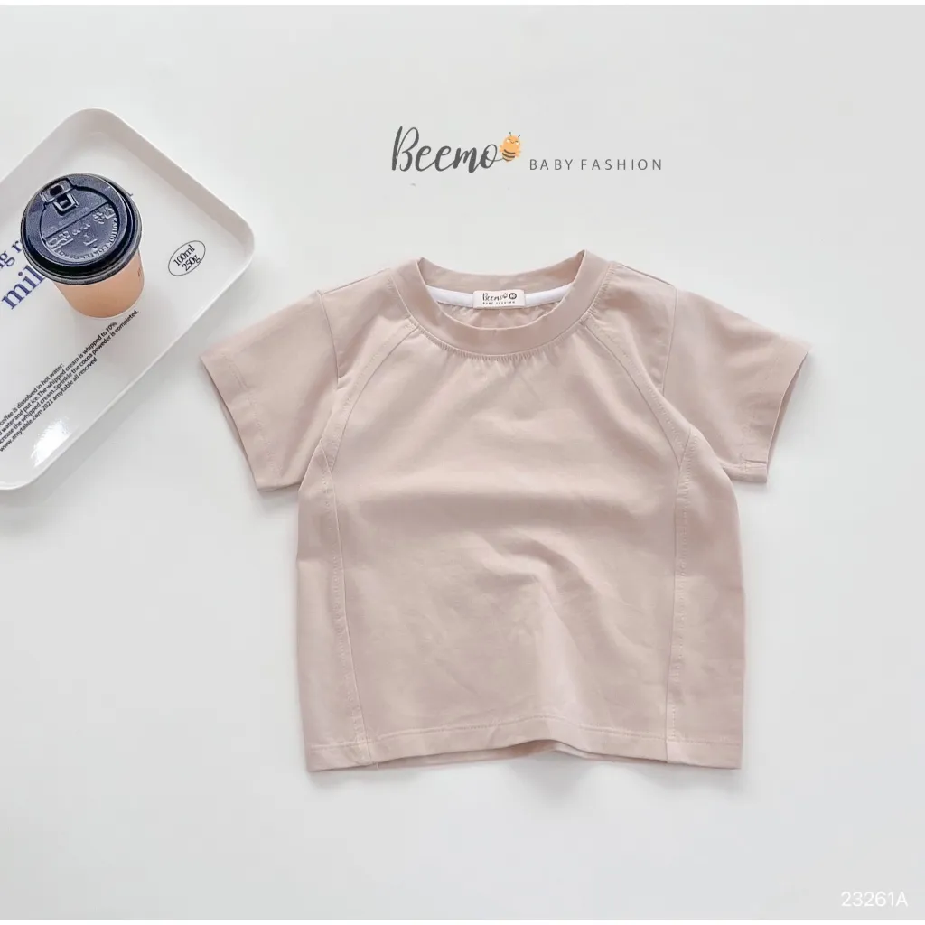 Ảnh Áo phông gân nổi cho bé Beemo,Chất liệu cotton mềm mại, co giãn và thấm hút mồ hôi B331 2