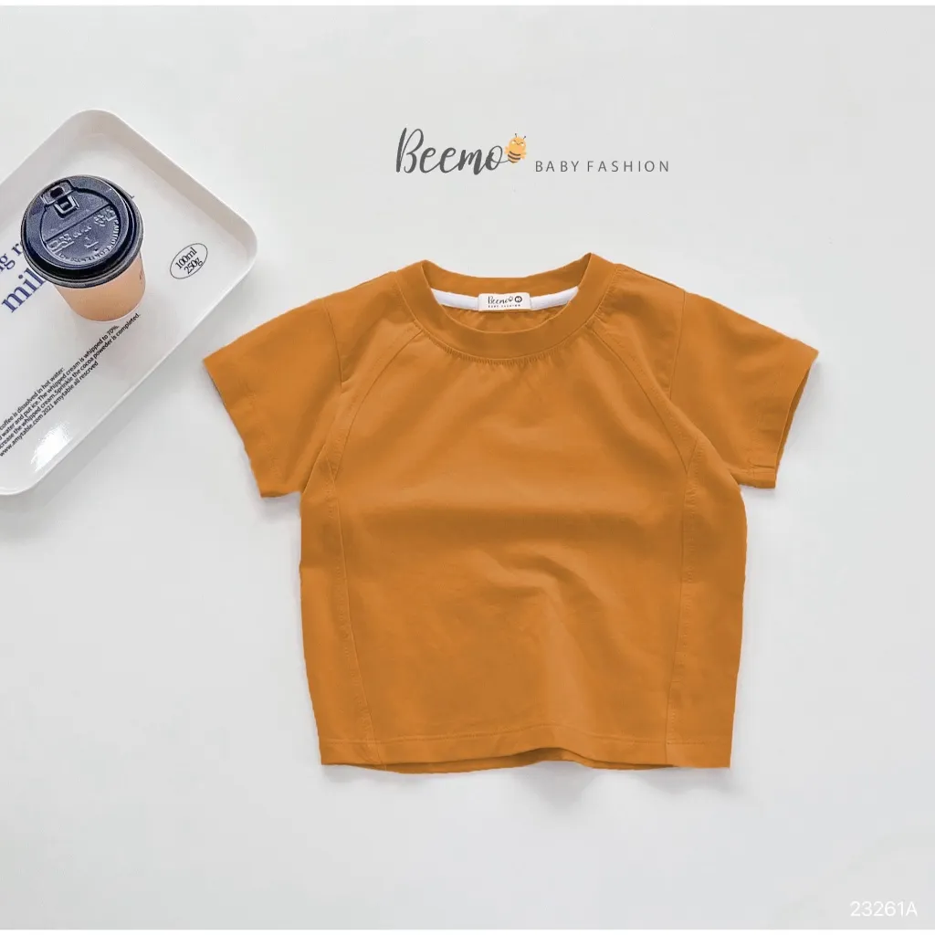 Ảnh Áo phông gân nổi cho bé Beemo,Chất liệu cotton mềm mại, co giãn và thấm hút mồ hôi B331 3