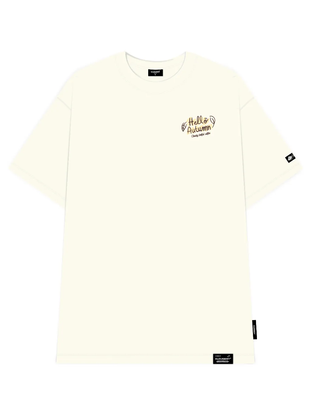 Ảnh Áo phông local brand nam nữ unisex tay lỡ thun CLOUDZY form rộng phong cách Hàn oversize AT FALLING 2