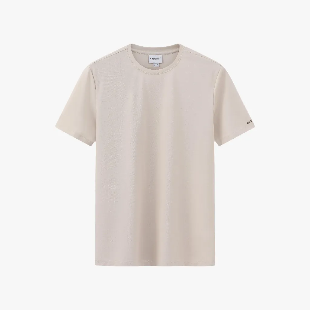 Ảnh Áo Phông Nam 8APKB403 Biluxury Thời Trang Nam, Áo Thun Trơn Cotton Co Giãn 4 Chiều 4