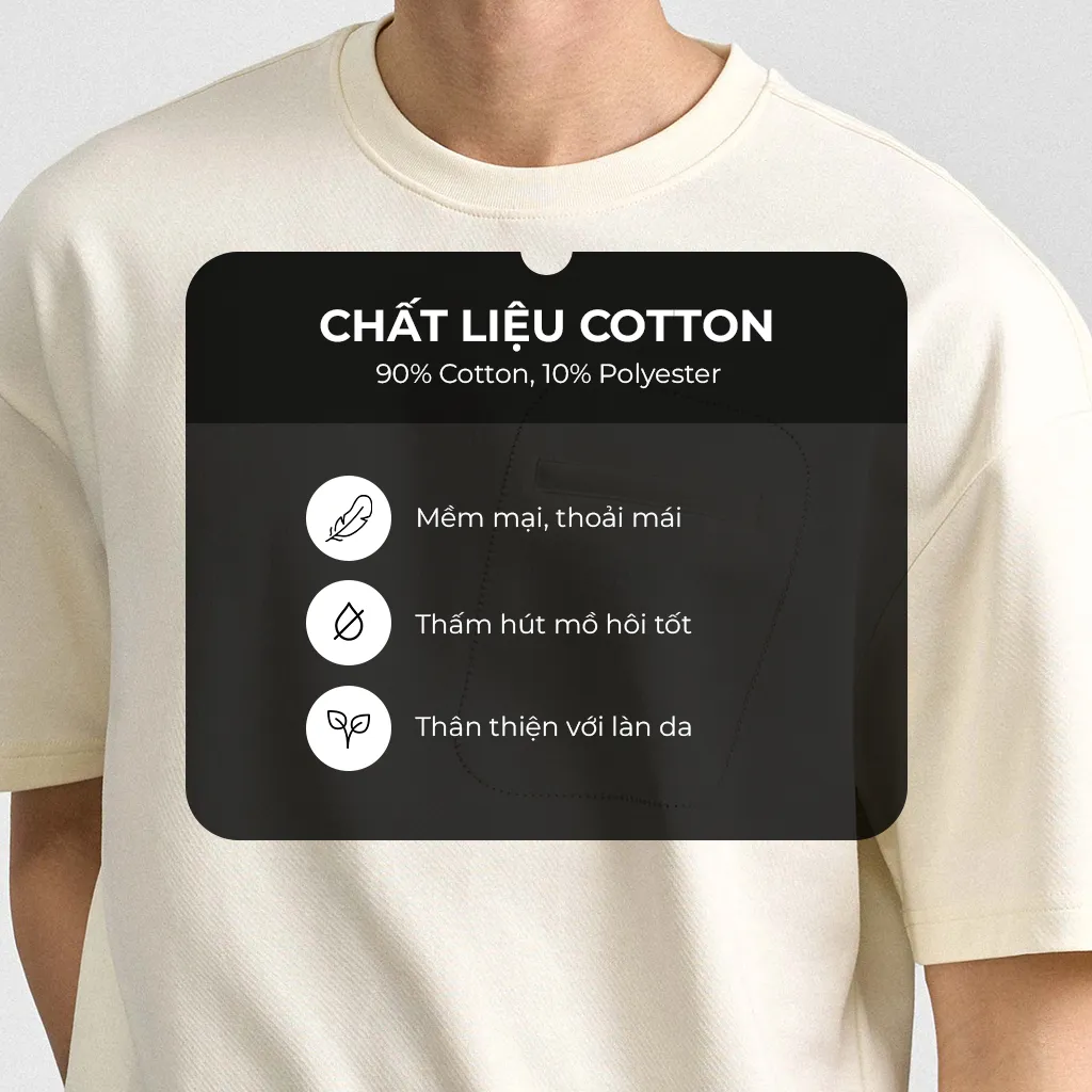 Ảnh Áo Phông Nam KRIK Form Classic Túi Cơi Thêu Chỉ Độc Đáo Chất Vải Dệt Jacquard Cá Tính AP1329 2