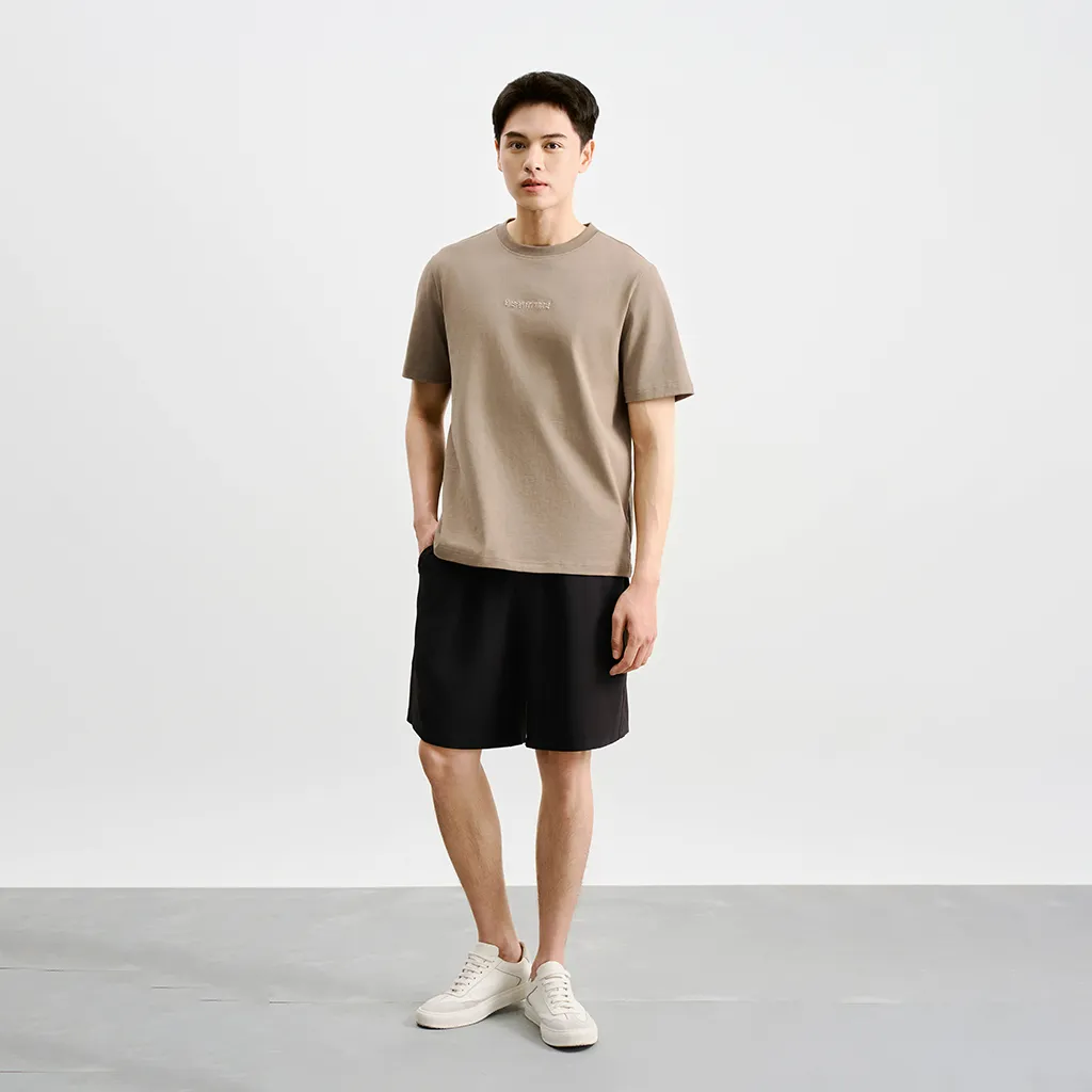 Ảnh Áo Phông Nam KRIK Form Regular Chất Liệu Cotton Mềm Mại Thêu Nổi 3D Tinh Tế Dễ Phối Đồ AP1357 4