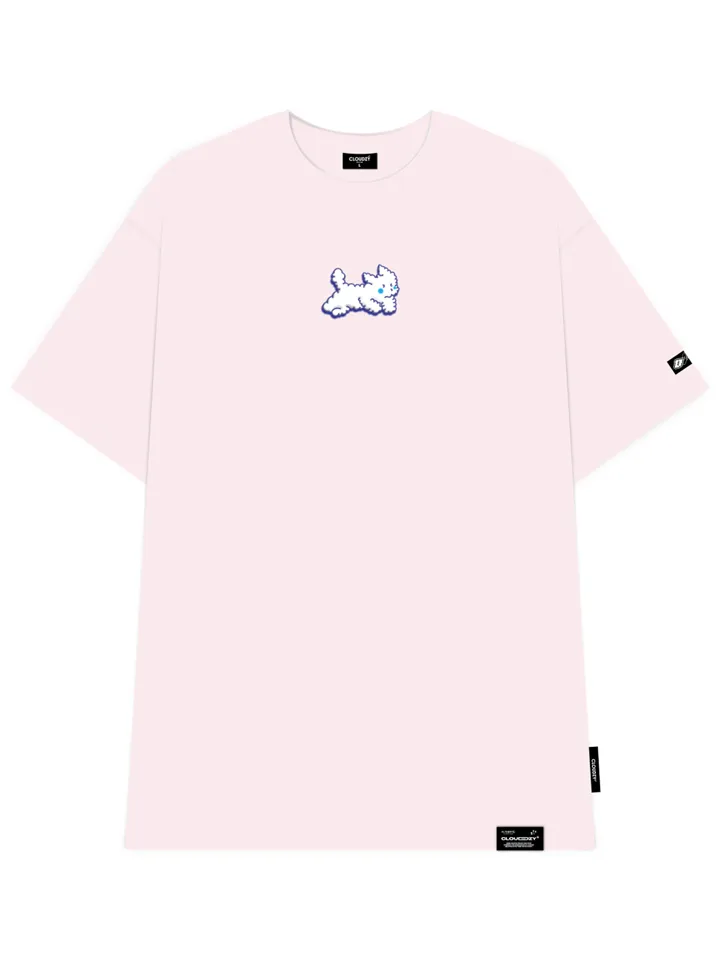 Ảnh Áo phông nữ nam local brand unisex tay lỡ thun form rộng teen cổ tròn oversize CLOUDZY CLOUDOG 4