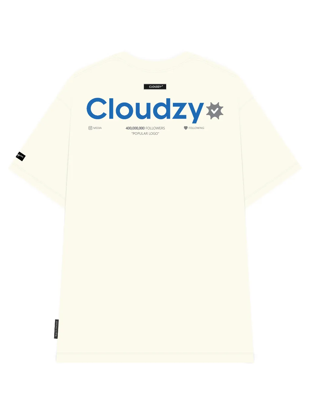 Ảnh Áo phông nữ nam unisex tay lỡ thun form rộng local brand teen cổ tròn oversize CLOUDZY POPULAR 3