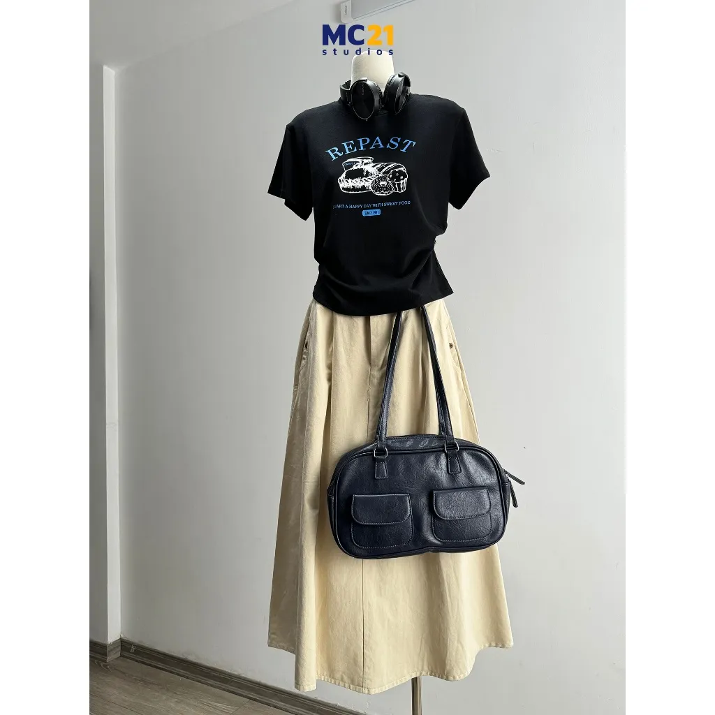 Ảnh Áo phông Repast freesize chất cotton mềm xịn co giãn nhẹ MC21.studios a4331 3
