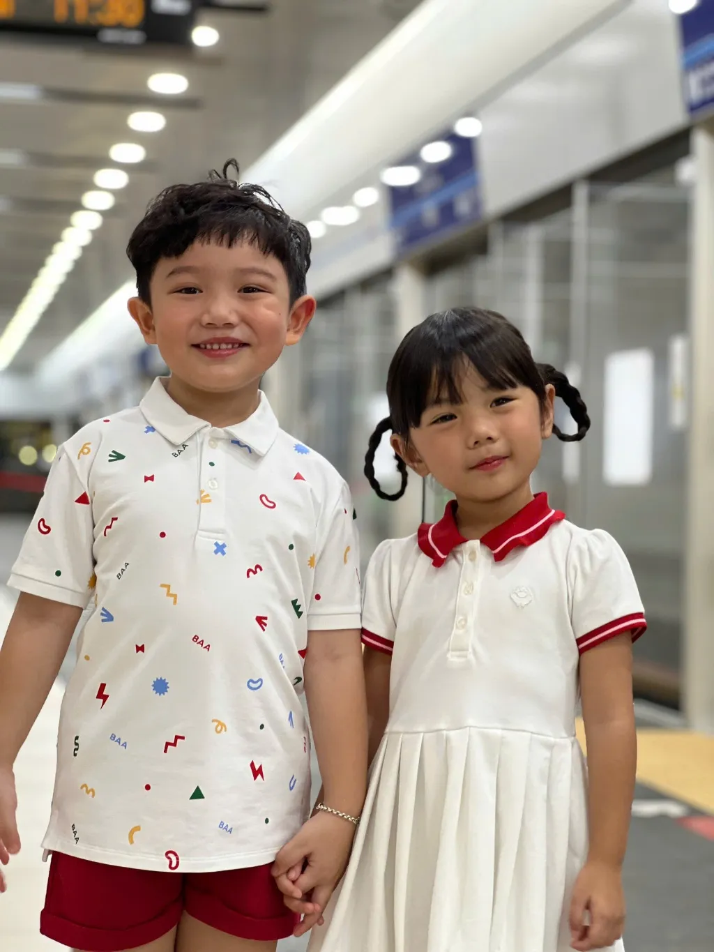 Ảnh Áo polo bé trai, áo polo ngắn tay in họa tiết vũ trụ cho bé trai từ 1 tuổi - 10 tuổi Baa Baby - PL01N 1
