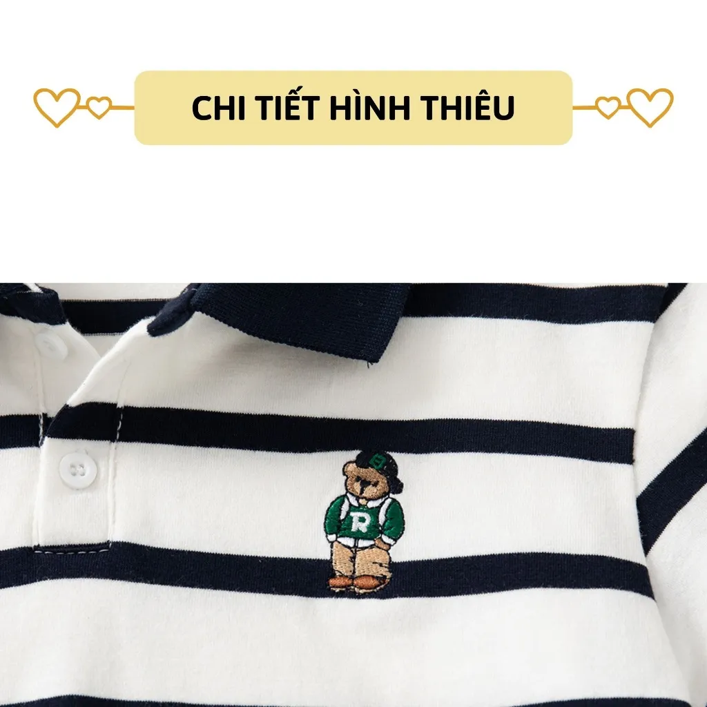 Ảnh Áo Polo bé trai ngắn tay 27Kids KACADY thun sơ mi cộc nam cho trẻ từ 2-10 tuổi  BSPO4 3