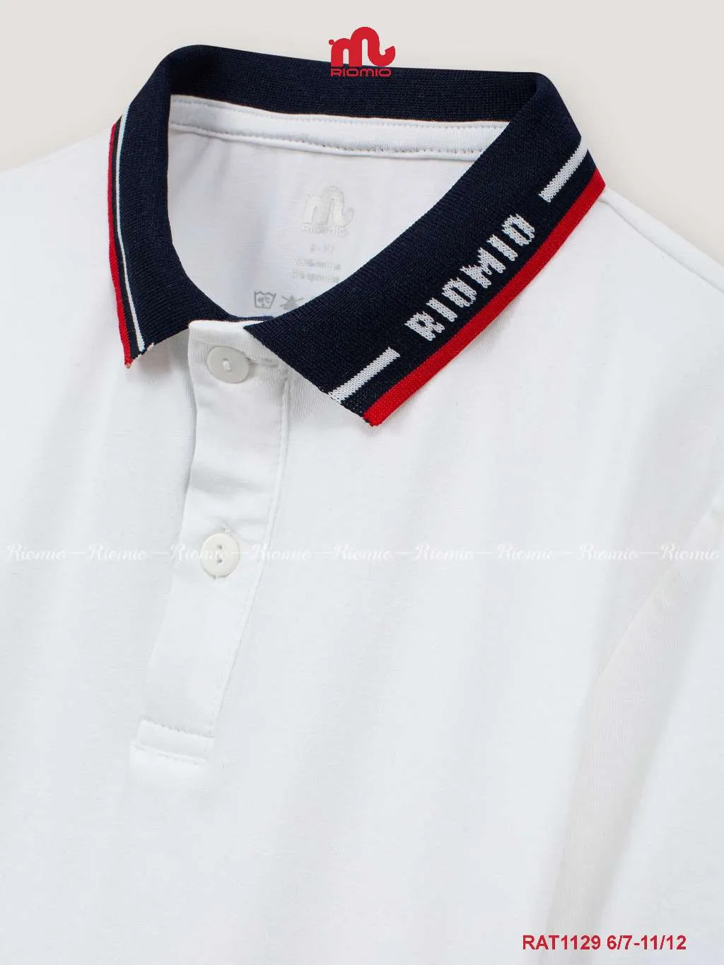 Ảnh Áo polo bé trai Riomio áo polo cho bé chất liệu cotton mềm mịn, thoáng mát RAT1129 1