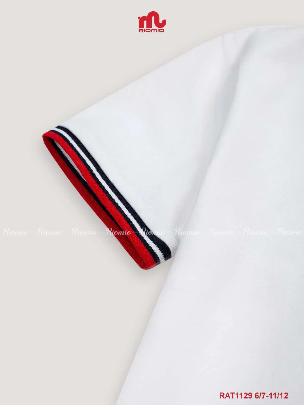 Ảnh Áo polo bé trai Riomio áo polo cho bé chất liệu cotton mềm mịn, thoáng mát RAT1129 3