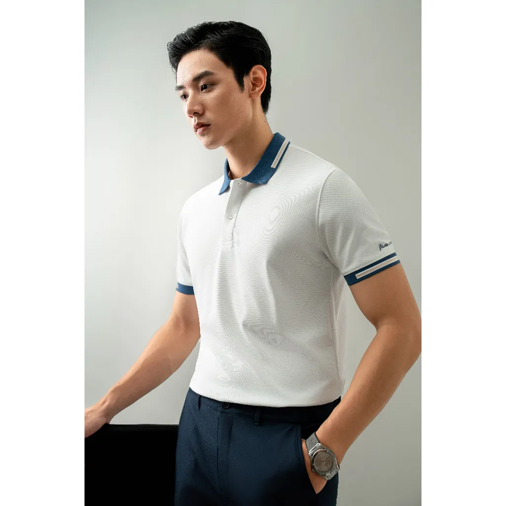 Ảnh Áo Polo Chống Nhăn, Chống Tia Cực Tím, Kháng Khuẩn 7APCT353TRK Biluxury 2