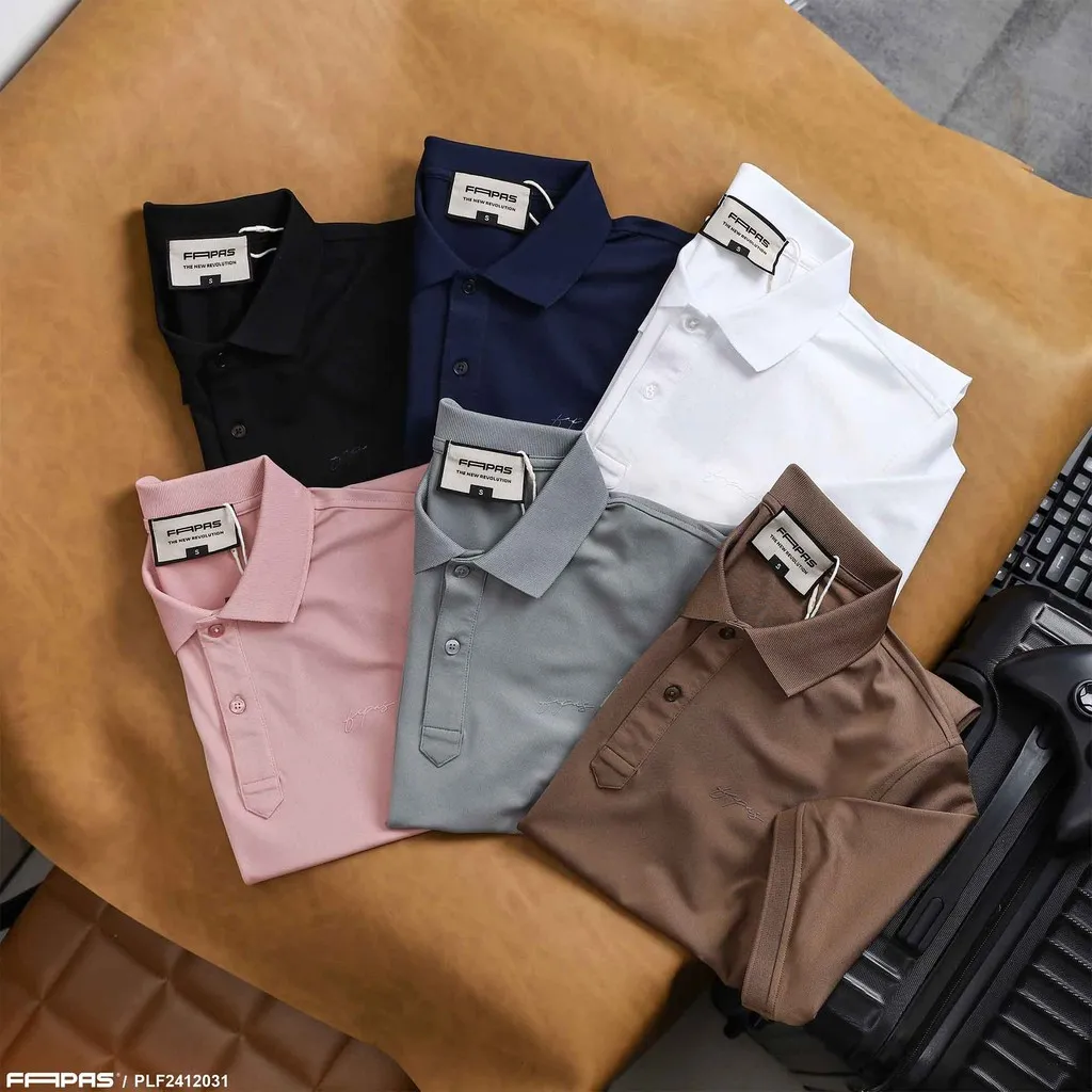 Ảnh Áo Polo Fapas Alow Chất Vải Cotton Pique Cá Sấu Bền Bỉ Form Regular Chính Hãng 2