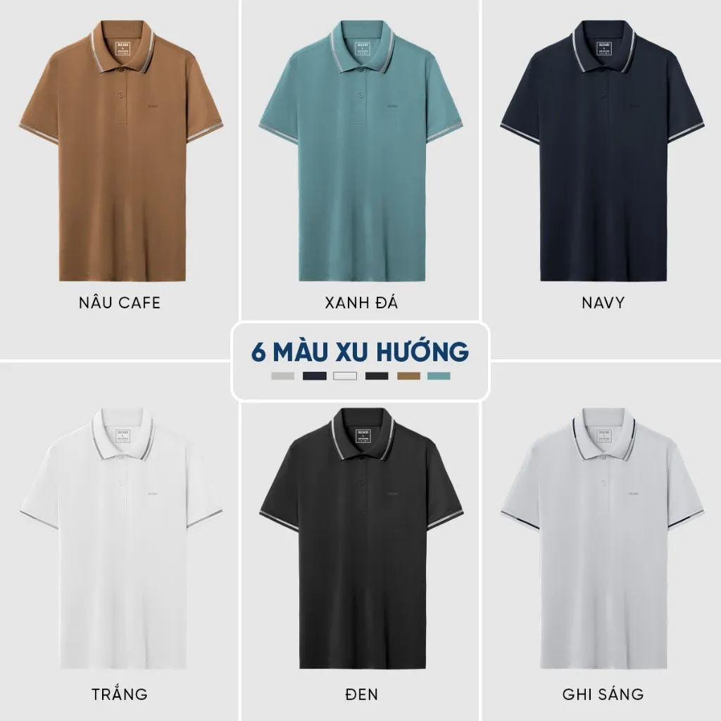 Ảnh Áo Polo GUZADO Coolmax Cá Sấu Cho Nam Lên Form Cực Đẹp Sang Trọng Lịch Lãm GPS 2