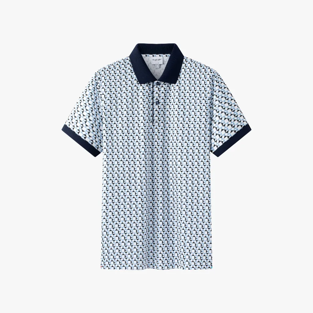 Ảnh Áo Polo Họa Tiết 8APCH430XAH Biluxury Chất Liệu Cao Cấp Thoáng Mát, Thấm Hút Mồ Hôi 2